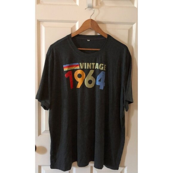 NWOT Vintage 1964 Gray 5XL T-Shirt - Picture 3 of 10
